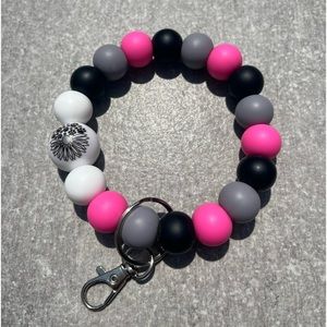 Sunflower Paw-Print Wristlet